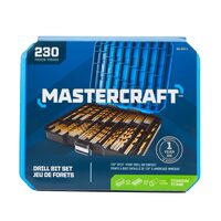 Mastercraft 230-Pc Titanium-Coated Drill Bit Set