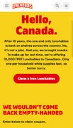 10,000 FREE Lunchables Coupons to Canadians. Only one per household while supplies last, so better hurry.