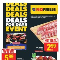 No Frills - Weekly Savings - Deals For Days Event (Mainly GTA/ON) Flyer
