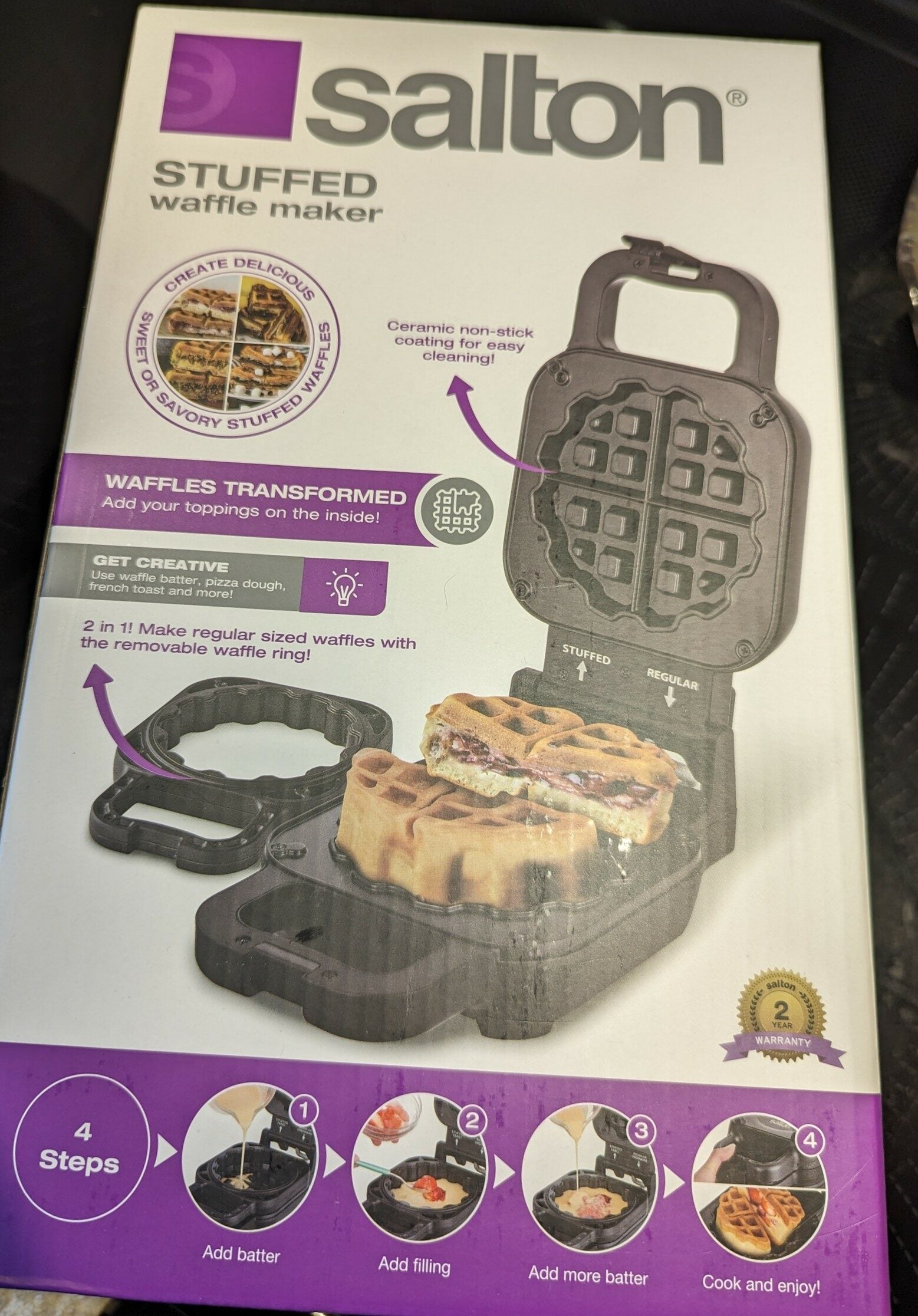 [Costco] Salton Stuffed Waffle Maker ( $19.97 ) - Yorktech Markham ...