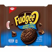 Fudgee-O Double Stuf Chocolate Cookies, 303g - As low as $1.74