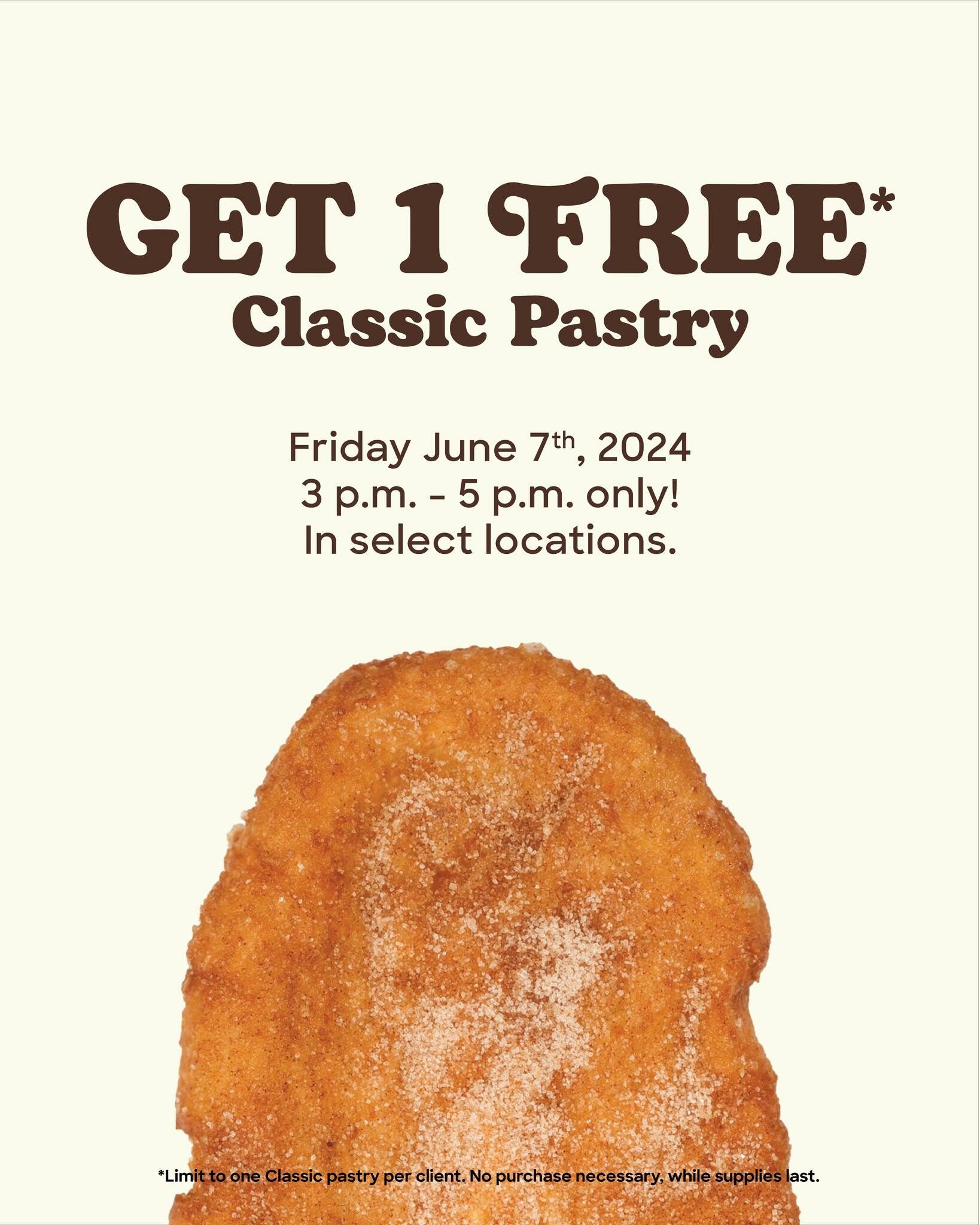 [Beaver Tails] National Beaver Tail Pastry Day one free pastry per