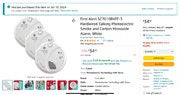 First Alert SC7010BVFF-3 Hardwired Talking Photoelectric Smoke and Carbon Monoxide Alarm 34,99$