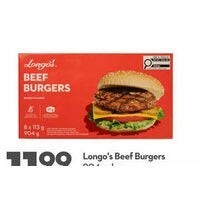 Longo's Beef Burgers