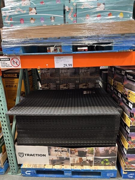 [Costco] (IN STORE) Traction Rubber Floor Mats 3x4 feet (0.75inch ...