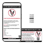 [Limited time offer] Get your free Celiac / Food Allergy Travel Card