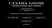 (GTA) Canada Goose Friends & Family Sale (August 15 - 18, 2024)