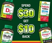 Get $10 prepaid e-card when you spend $30 on participating Jamieson products
