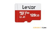 Lexar 128GB Micro SD card with Adapter - A1, U3, Class10, V30 17.98$