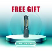 Free keychain flashlight with cheap filller ($3.33)