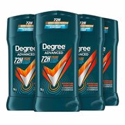 Degree Men Advanced Antiperspirant Stick for 72H 76 grams 4 pack for $10.28