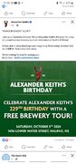 Alexander Keiths 229th Birthday Celebration