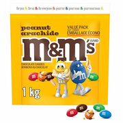 M&M'S, Milk/Peanut Chocolate Candy 1KG for $11.48 after coupon (prime membership required)