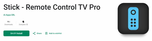 [Google Play] Stick - Remote Control TV Pro (was $4.09) - FREE ...