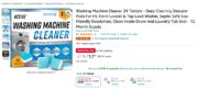 Washing Machine Cleaner 24 Tablets - 12 Month Supply - $17.81