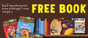 Buy 2 marked family-size Kellogg's cereals and get a free kid's book