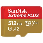 SanDisk Extreme Plus 512GB 200MB/s microSD Memory Card, $51.99