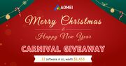 2024 Xmas & New Year Giveaway: FREE 1 year licenses, 22 software apps (US$1,453) e.g. AOMEI Backupper Pro, Anyviewer Pro