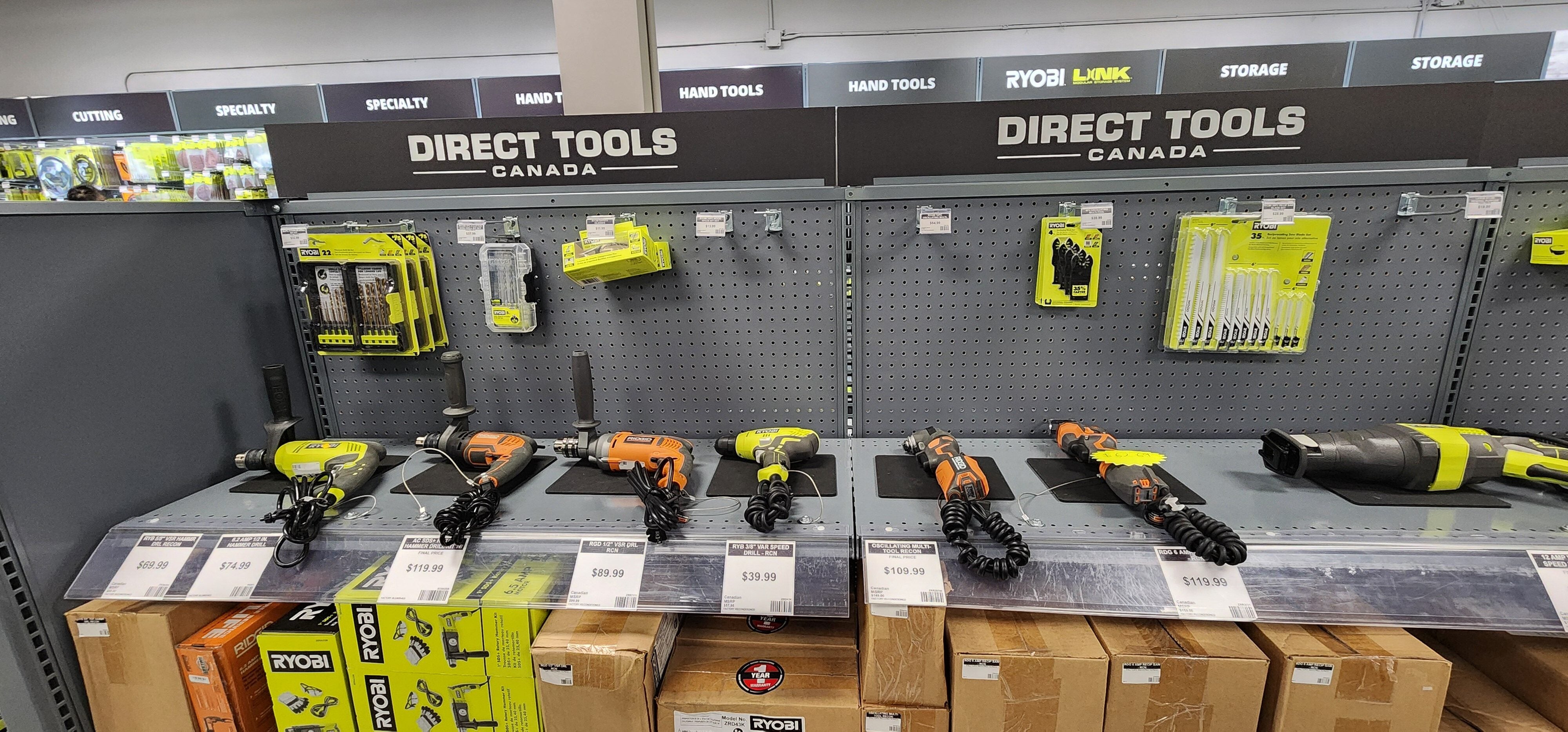 [Direct Tools Canada] [Boxing Day] Select Ryobi tools 50% off (GTA Only ...