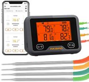 Inkbird Wi-Fi & Bluetooth Thermometer IBBQ-4BW with 4 Colored Probes - $40 after coupon and promo code