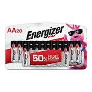 Energizer MAX AA Alkaline Batteries (20 Pack) - $12.47