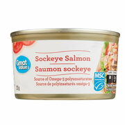 Sockeye Salmon 213g for $2.97 (Great Value Wild Pacific)