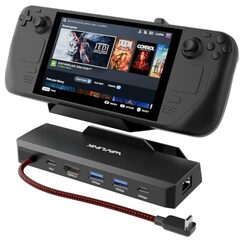 Steam Deck Dock - 4k$144Hz HDMI 2.1, 100W PD, 3x 10G USB3.2, Gigabit RJ45 - $39.99
