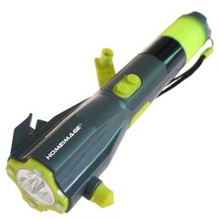 5-in-1 SOS Hand Crank Emergency Flashlight, Window Breaker, Seat Belt Cutter. Compass & Power Bank 80%off to $1.88