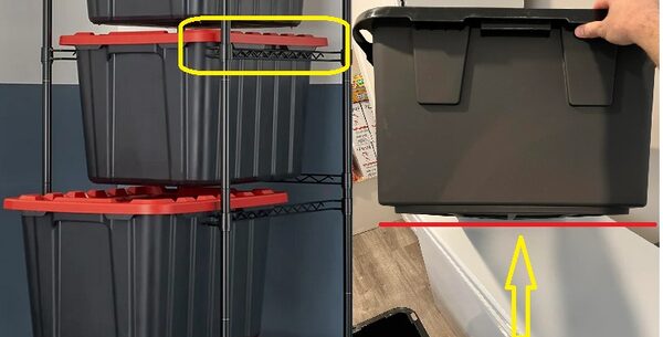 [Costco] Tuffstore storage tote 102L 9.99 or 5-Tier NSF Storage Bin ...