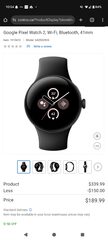 Pixel Watch 2 (Wifi) - $189