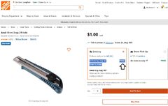 Anvil 18mm Snap-Off Knife $1.00 delivered
