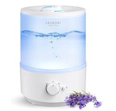 ASAKUKI Humidifiers 3L Top Fill Cool Mist Air Humidifier & Aroma Diffuser $24.99 (with 50% OFF Code)