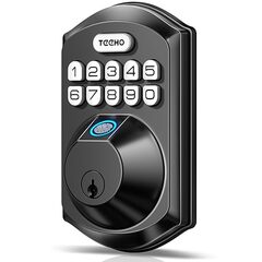 TEEHO Fingerprint Smart Door Lock $64.99 (Save 50%) 3 colors Available