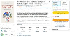 'The Ultimate Book of Life Hacks: Top Tips for Better Living' by C.M. Love & Ann Omasta (Kindle $3.99) - $0.00 / Free