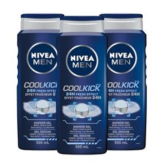 Nivea Cool Kick shower gel 3 pack - $10.41