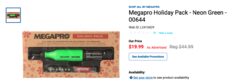YMMV: Megapro Neon Green 8-in-1 Multi-bit Screwdriver & LED Flashlight - $19.99