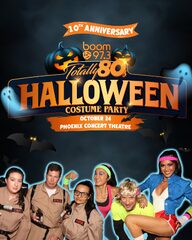 Toronto- Oct 24. $19.73 Boom 97.3 80s themed Halloween Party @ The Phoenix