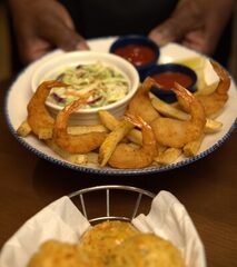 Complimentary Veterans Shrimp & Chips on Tuesday, November 11, 2025 (proof of service required)