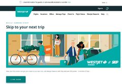Get 500 WestJet points and Skip+ — just for linking