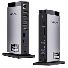 WAVLINK 3-Monitor Docking Station, Triple 4K@60Hz - $177.99