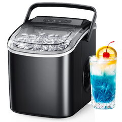 Simzlife 26 lbs/24H Countertop Ice Maker Machine, 9 Bullet-Shaped Ice in 6 Min, Auto-Cleaning $88.99