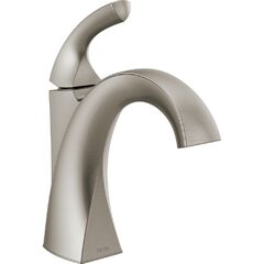 Delta Downing Single Handle Lever Centerset Bathroom Sink Faucet Brushed Nickel $53