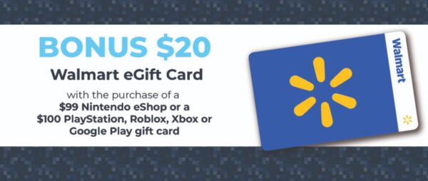 [Walmart] Buy $99 Nintendo, $100 PlayStation, Roblox, Xbox, Google Play ...