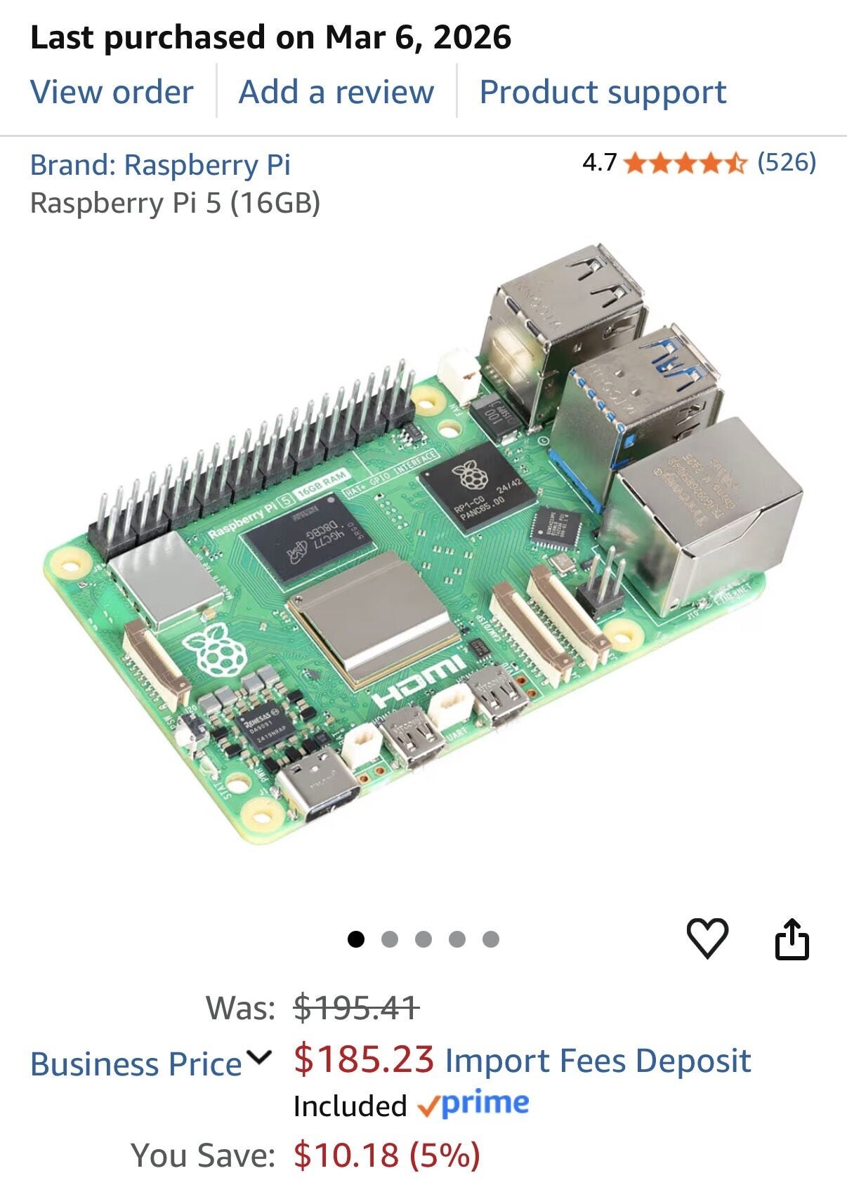 [Memory Express] Raspberry Pi 5 (16gb) $220 - RedFlagDeals.com Forums