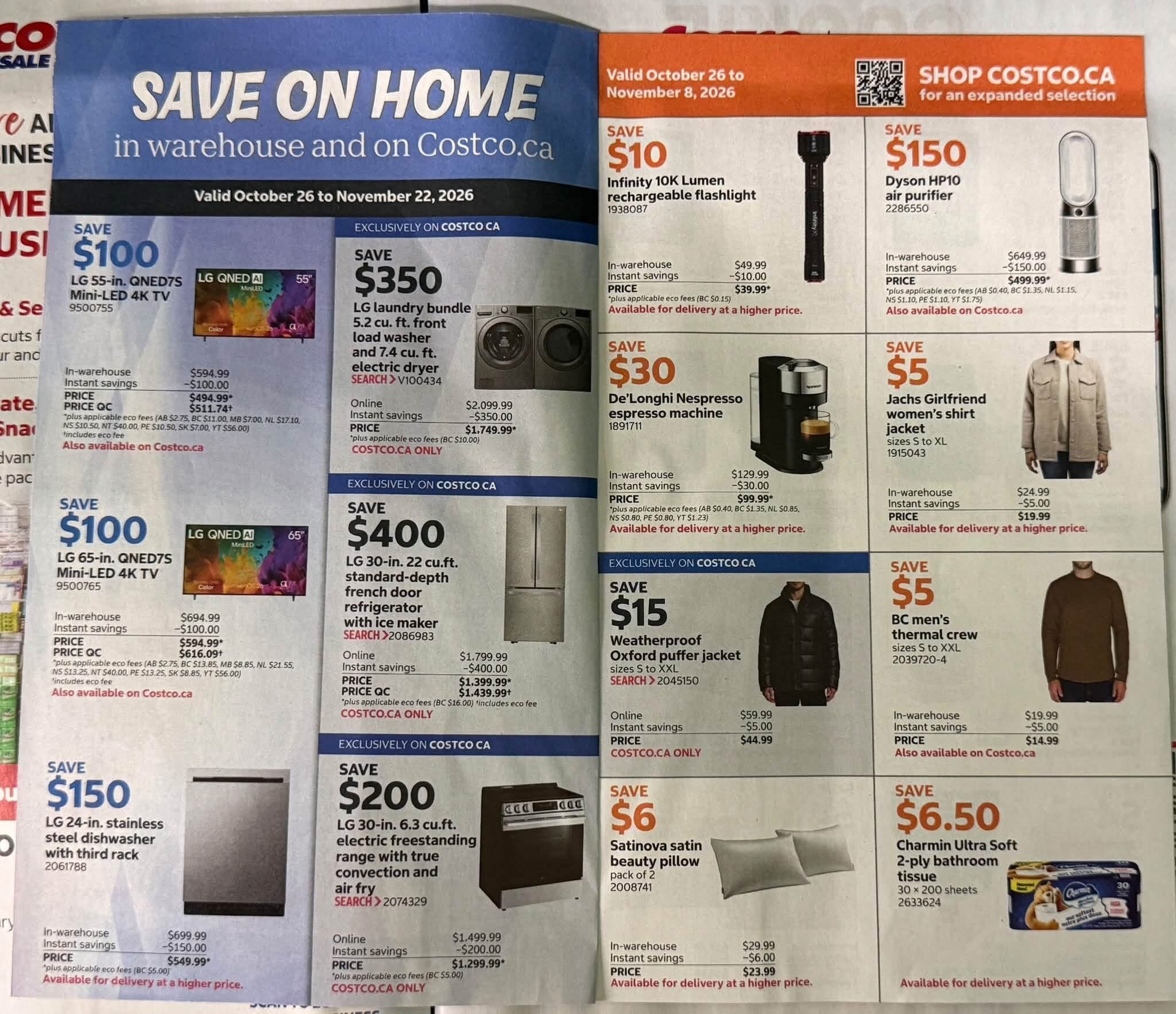 [Costco] costco flyer october 26 to november 22 - RedFlagDeals.com Forums