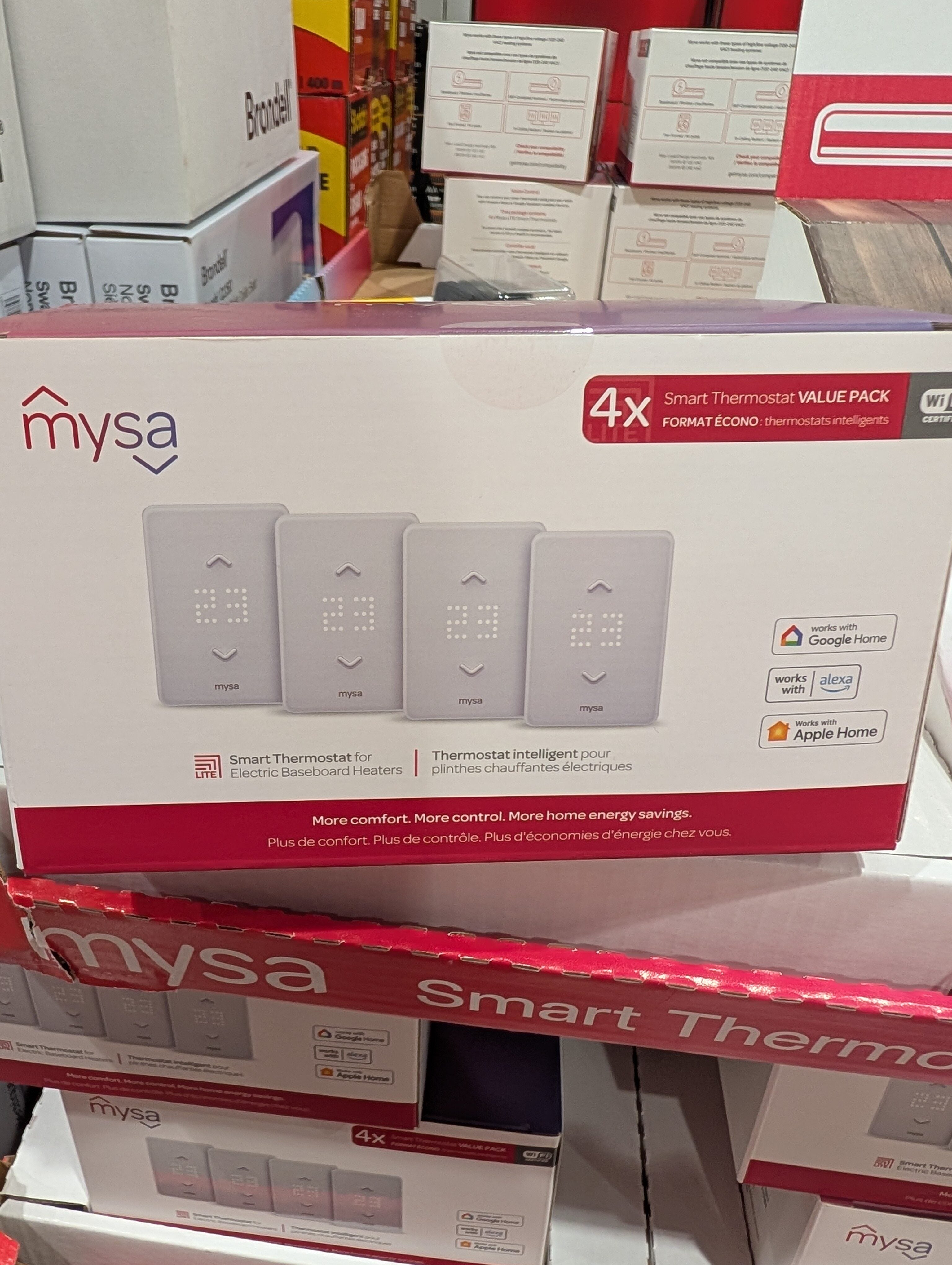 [Costco] Costco - Mysa Smart Thermostat LITE 4 Pack - $69.99 IN STORE ...