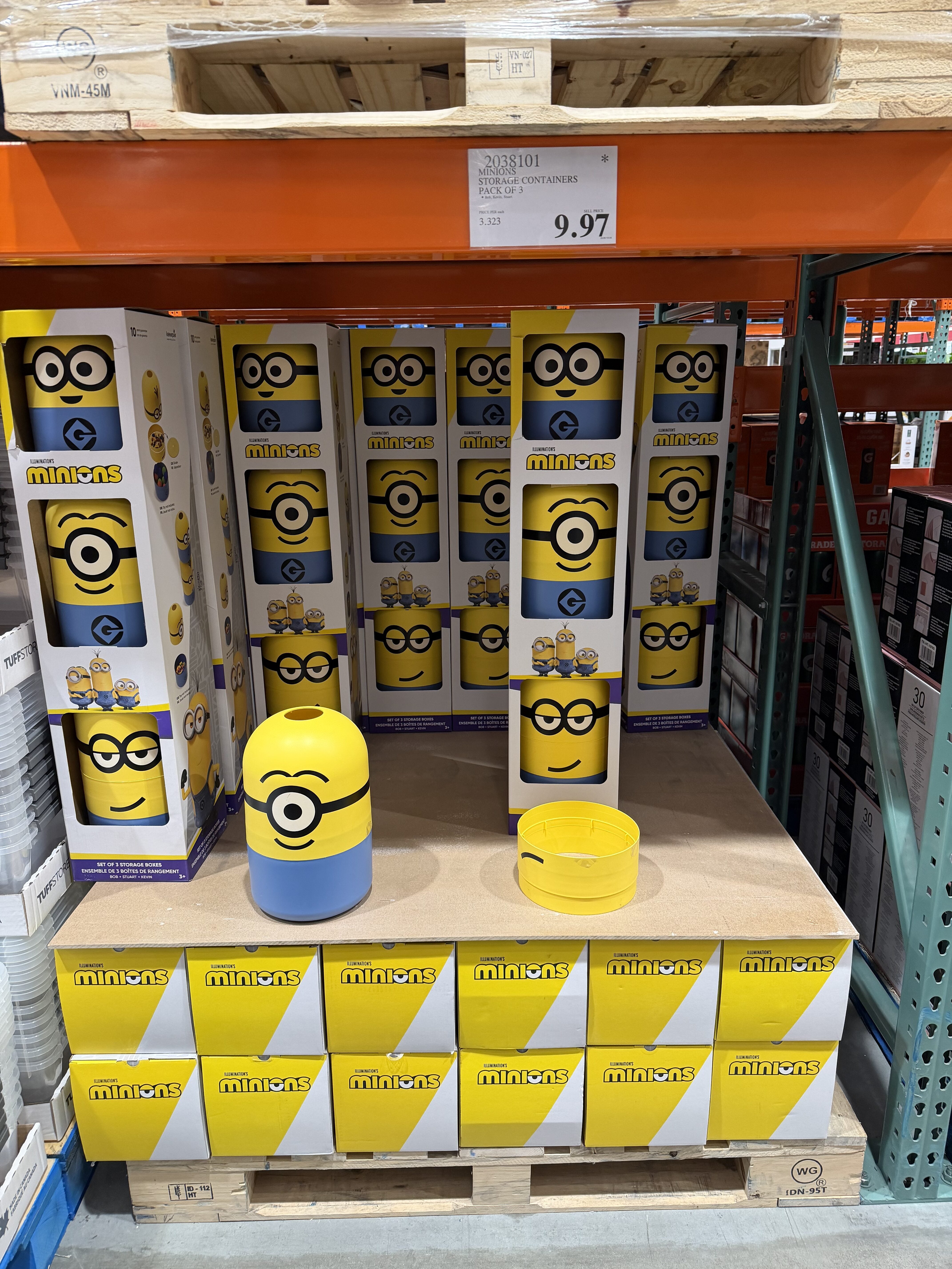 [Costco] Minions Storage Containers pack of 3 INSTORE $9.97 ...