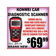 Konwei Car Diagnostic Scanner - $69.99