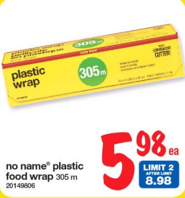 no name plastic wrap