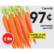 Carrots  - $0.97